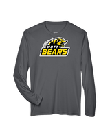 Mott Community College Baseball Logo Full Logo - Performance Longsleeve