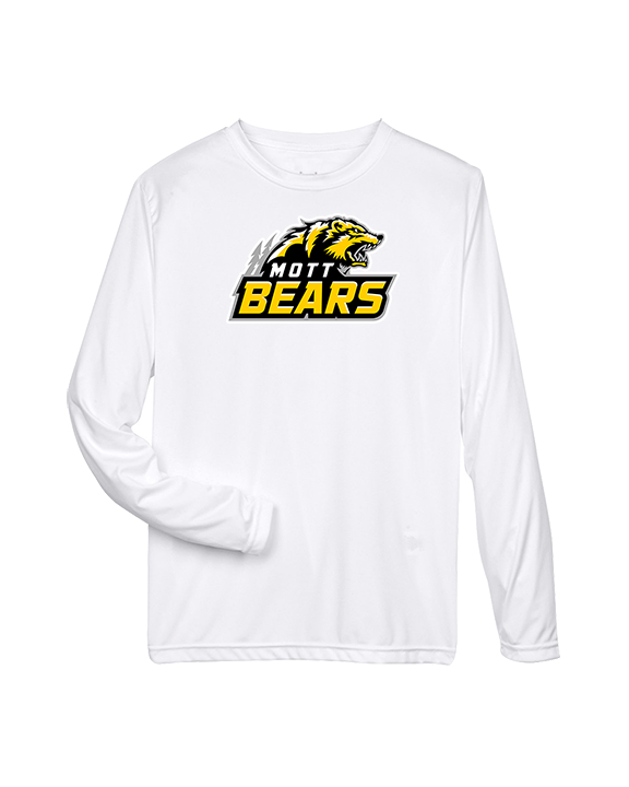 Mott Community College Baseball Logo Full Logo - Performance Longsleeve