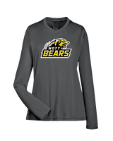 Mott Community College Baseball Logo Full Logo - Womens Performance Longsleeve