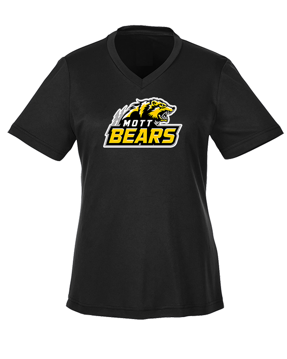 Mott Community College Baseball Logo Full Logo - Womens Performance Shirt