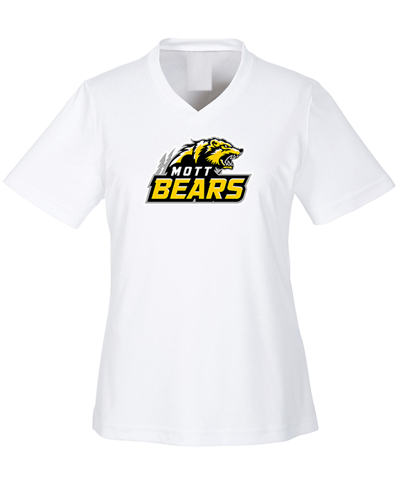 Mott Community College Baseball Logo Full Logo - Womens Performance Shirt