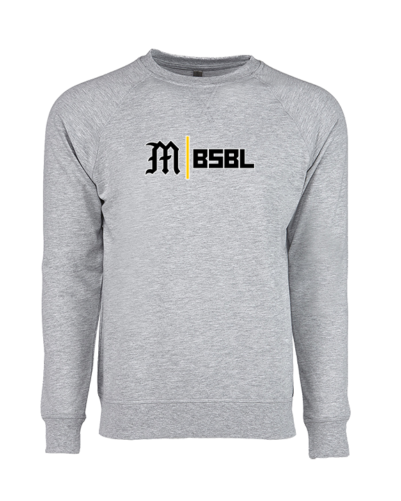 Mott Community College Baseball Logo M BSBL - Crewneck Sweatshirt