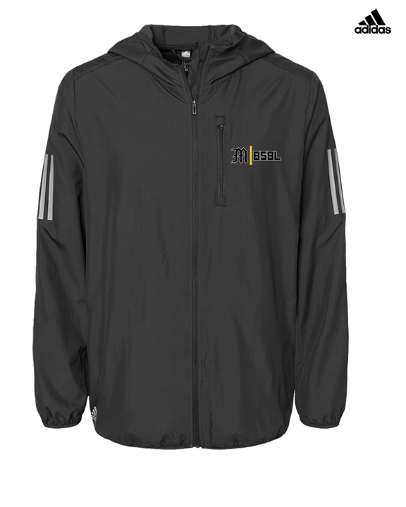 Mott Community College Baseball Logo M BSBL - Mens Adidas Full Zip Jacket