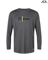 Mott Community College Baseball Logo M BSBL - Mens Oakley Longsleeve