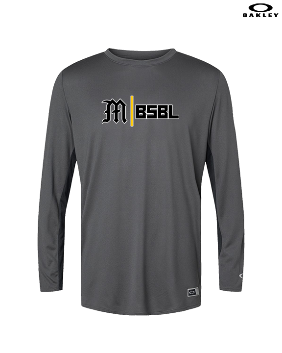 Mott Community College Baseball Logo M BSBL - Mens Oakley Longsleeve