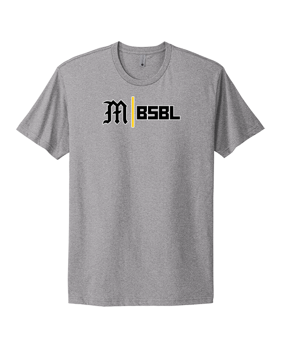 Mott Community College Baseball Logo M BSBL - Mens Select Cotton T-Shirt