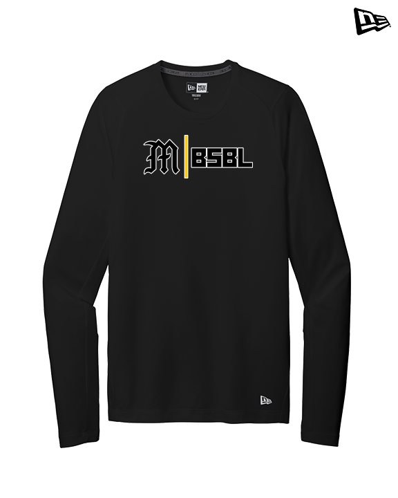 Mott Community College Baseball Logo M BSBL - New Era Performance Long Sleeve