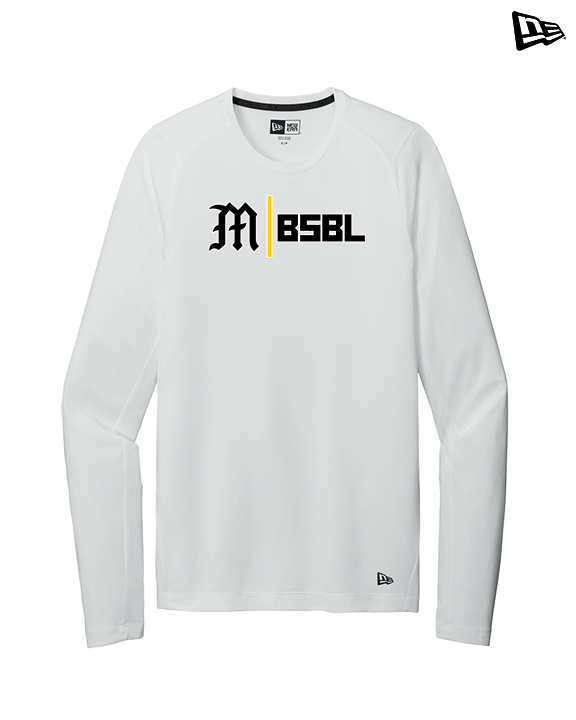 Mott Community College Baseball Logo M BSBL - New Era Performance Long Sleeve