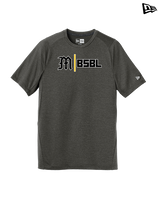 Mott Community College Baseball Logo M BSBL - New Era Performance Shirt