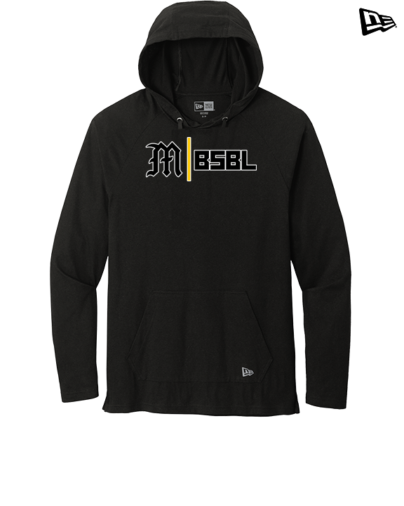 Mott Community College Baseball Logo M BSBL - New Era Tri-Blend Hoodie