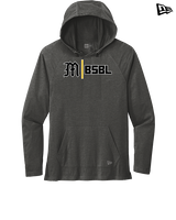 Mott Community College Baseball Logo M BSBL - New Era Tri-Blend Hoodie