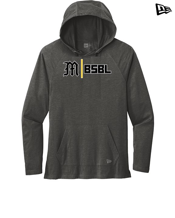 Mott Community College Baseball Logo M BSBL - New Era Tri-Blend Hoodie