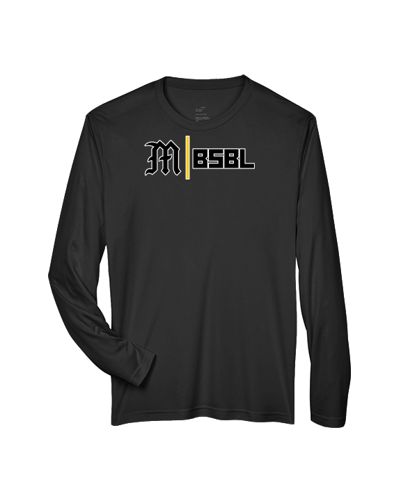 Mott Community College Baseball Logo M BSBL - Performance Longsleeve