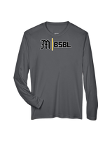 Mott Community College Baseball Logo M BSBL - Performance Longsleeve