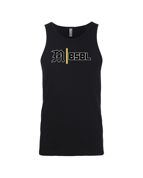 Mott Community College Baseball Logo M BSBL - Tank Top