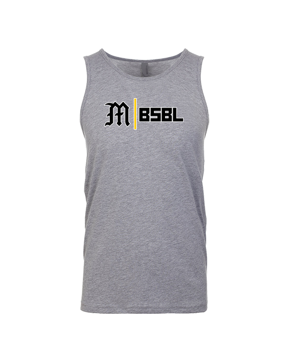 Mott Community College Baseball Logo M BSBL - Tank Top