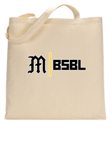 Mott Community College Baseball Logo M BSBL - Tote