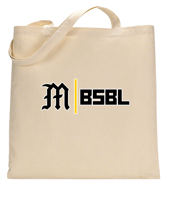 Mott Community College Baseball Logo M BSBL - Tote