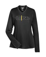 Mott Community College Baseball Logo M BSBL - Womens Performance Longsleeve