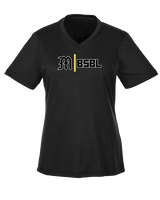 Mott Community College Baseball Logo M BSBL - Womens Performance Shirt