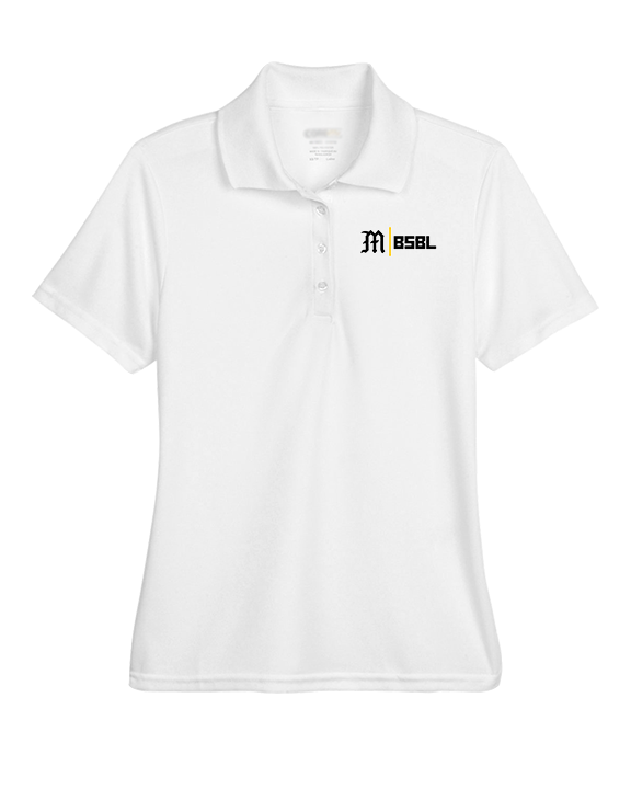 Mott Community College Baseball Logo M BSBL - Womens Polo