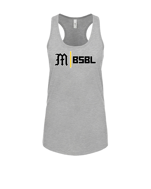 Mott Community College Baseball Logo M BSBL - Womens Tank Top