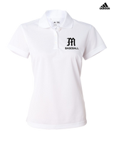 Mott Community College Baseball Logo M Baseball - Adidas Womens Polo