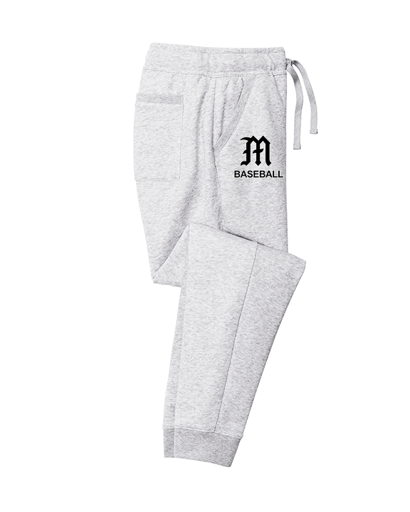 Mott Community College Baseball Logo M Baseball - Cotton Joggers