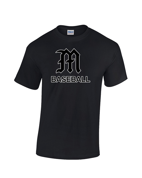 Mott Community College Baseball Logo M Baseball - Cotton T-Shirt