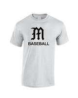 Mott Community College Baseball Logo M Baseball - Cotton T-Shirt