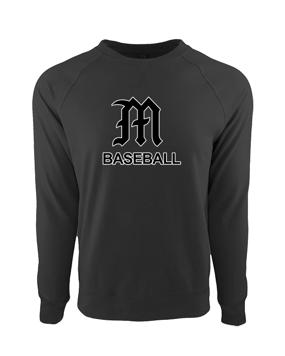 Mott Community College Baseball Logo M Baseball - Crewneck Sweatshirt