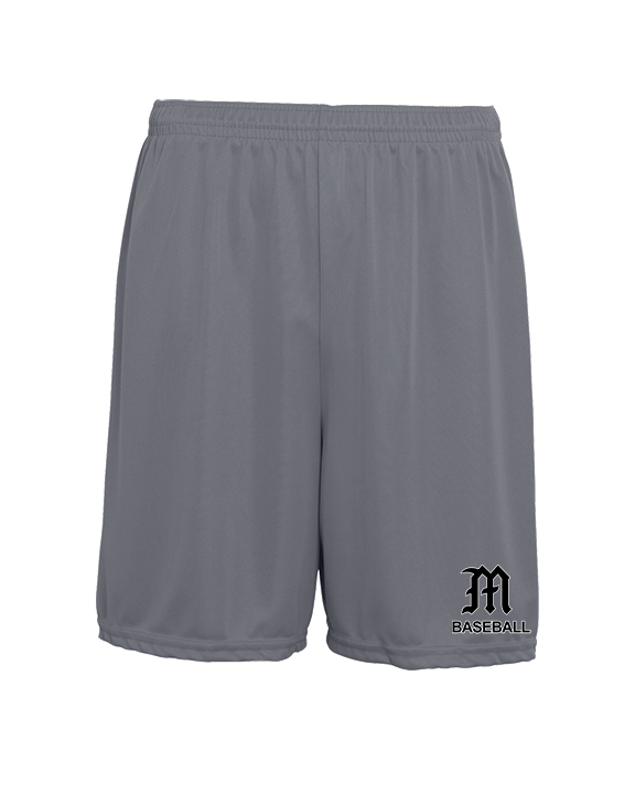 Mott Community College Baseball Logo M Baseball - Mens 7inch Training Shorts