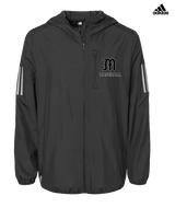 Mott Community College Baseball Logo M Baseball - Mens Adidas Full Zip Jacket