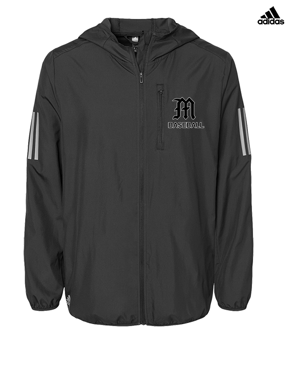 Mott Community College Baseball Logo M Baseball - Mens Adidas Full Zip Jacket