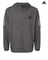 Mott Community College Baseball Logo M Baseball - Mens Adidas Full Zip Jacket