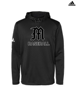 Mott Community College Baseball Logo M Baseball - Mens Adidas Hoodie