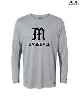 Mott Community College Baseball Logo M Baseball - Mens Oakley Longsleeve