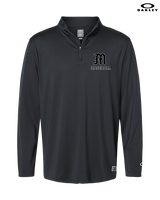 Mott Community College Baseball Logo M Baseball - Mens Oakley Quarter Zip