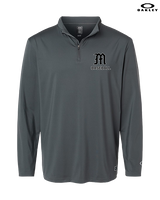 Mott Community College Baseball Logo M Baseball - Mens Oakley Quarter Zip