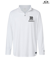 Mott Community College Baseball Logo M Baseball - Mens Oakley Quarter Zip