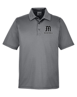 Mott Community College Baseball Logo M Baseball - Mens Polo