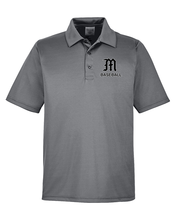 Mott Community College Baseball Logo M Baseball - Mens Polo