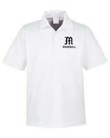 Mott Community College Baseball Logo M Baseball - Mens Polo