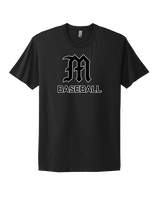 Mott Community College Baseball Logo M Baseball - Mens Select Cotton T-Shirt