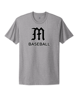 Mott Community College Baseball Logo M Baseball - Mens Select Cotton T-Shirt