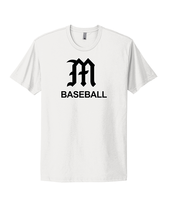 Mott Community College Baseball Logo M Baseball - Mens Select Cotton T-Shirt