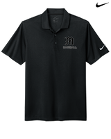 Mott Community College Baseball Logo M Baseball - Nike Polo