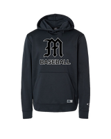 Mott Community College Baseball Logo M Baseball - Oakley Performance Hoodie