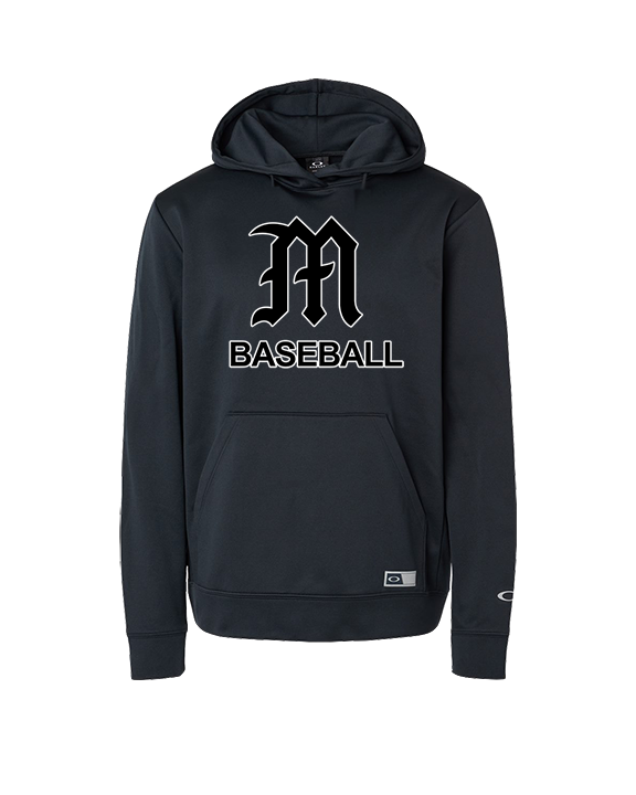 Mott Community College Baseball Logo M Baseball - Oakley Performance Hoodie