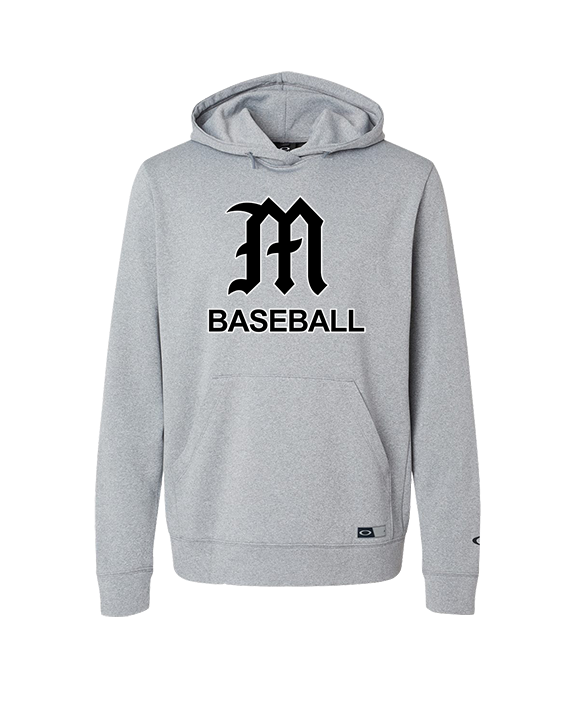 Mott Community College Baseball Logo M Baseball - Oakley Performance Hoodie